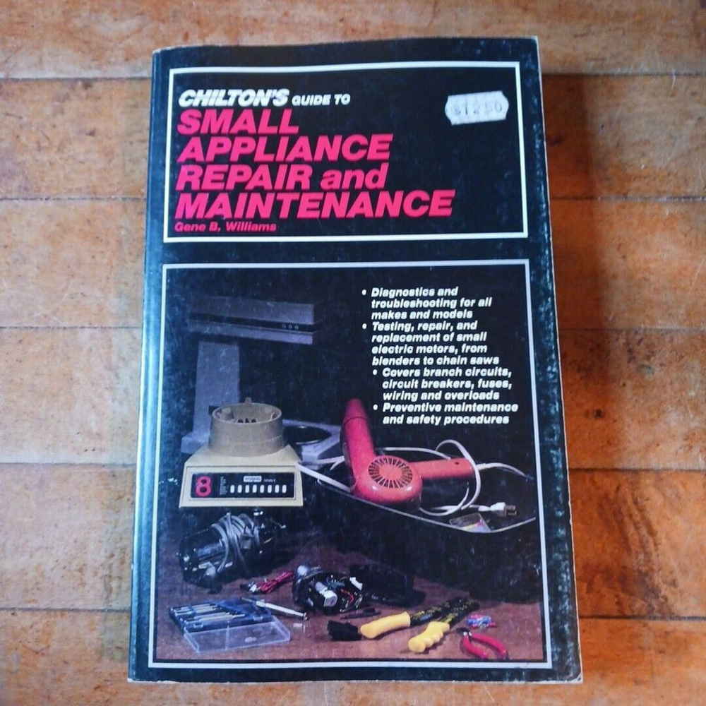 Chilton's Small Appliance Repair Guide Book